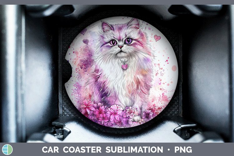 GorgeousValentine Splash Car Coaster design.