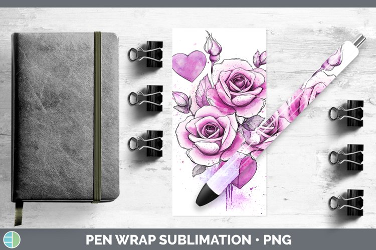 GorgeousValentine Splash Pen Wrap design.