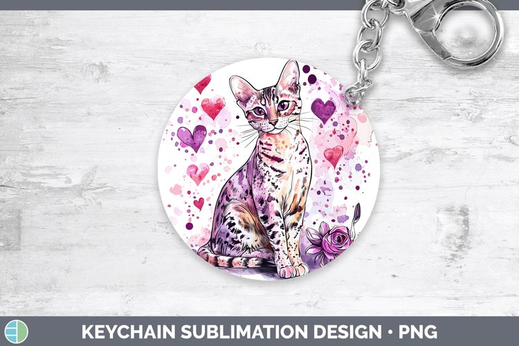 GorgeousValentine Splash Keychain design.