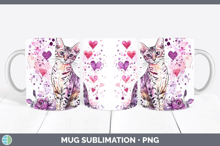 GorgeousValentine Splash Mug Wrap design.
