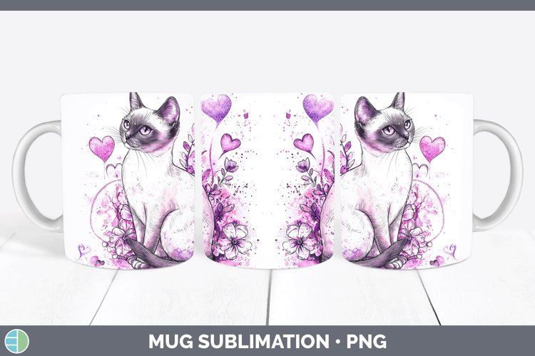 GorgeousValentine Splash Mug Wrap design.