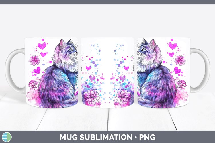 GorgeousValentine Splash Mug Wrap design.