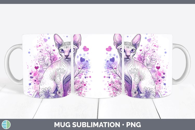 GorgeousValentine Splash Mug Wrap design.