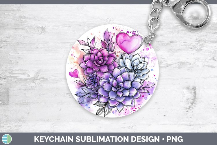 GorgeousValentine Splash Keychain design.