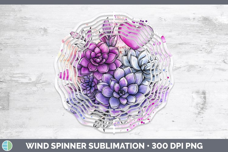 GorgeousValentine Splash Wind Spinner design.