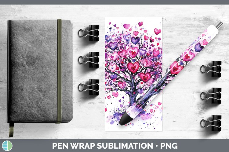 GorgeousValentine Splash Pen Wrap design.
