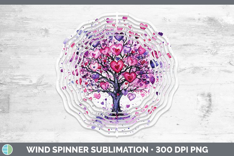 GorgeousValentine Splash Wind Spinner design.