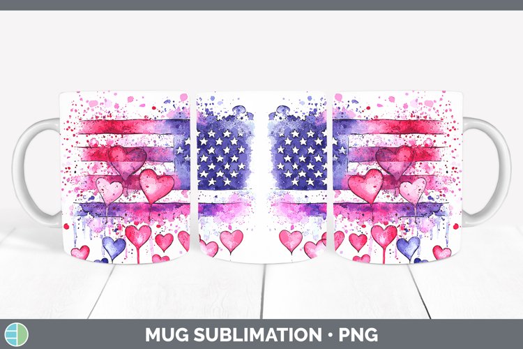 GorgeousValentine Splash Mug Wrap design.
