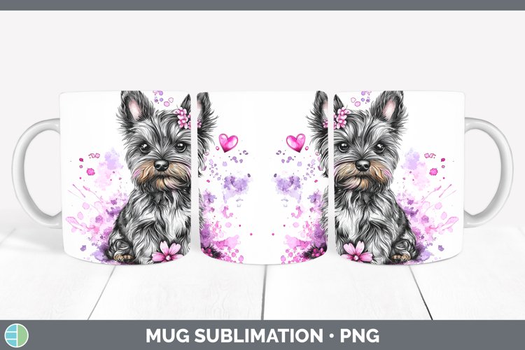 GorgeousValentine Splash Mug Wrap design.