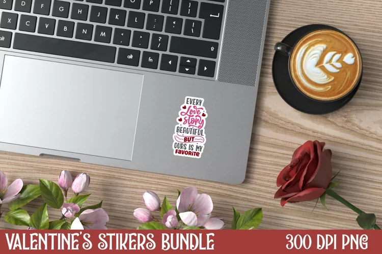 Every love story beautiful but ours is my favorite Stickers