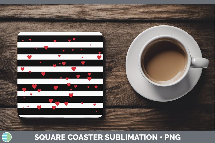 GorgeousValentine Square Coaster design.