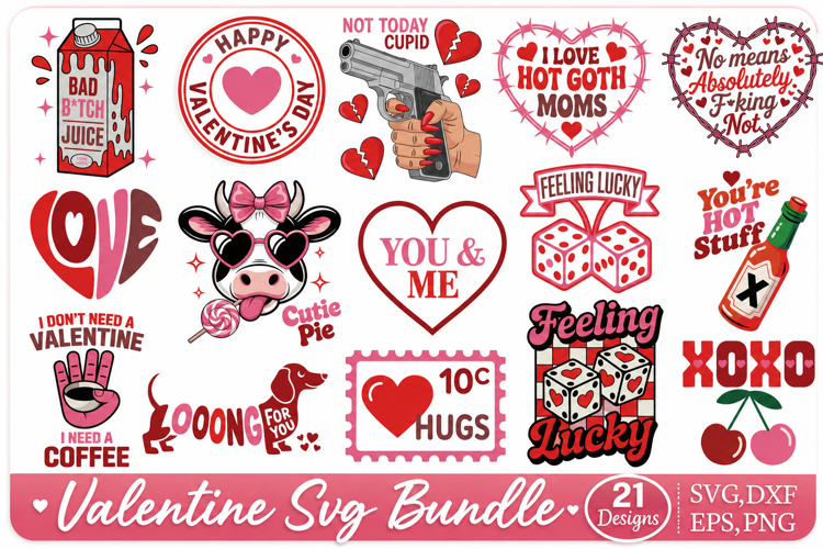 Valentine SVG Bundle