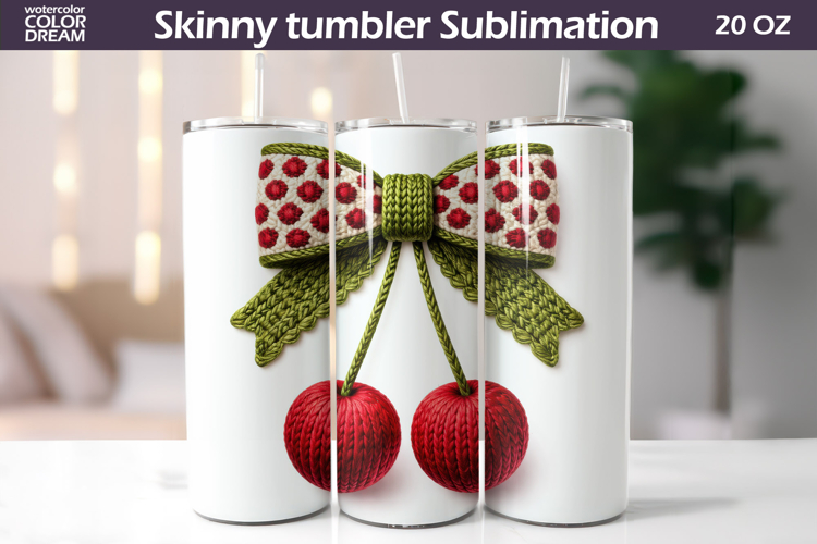 Leopard Bow Cherry Tumbler| Valentine Tumbler Sublimation