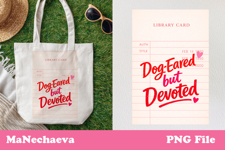 Retro Library Book Card Sublimation | Book Lover Quote Print