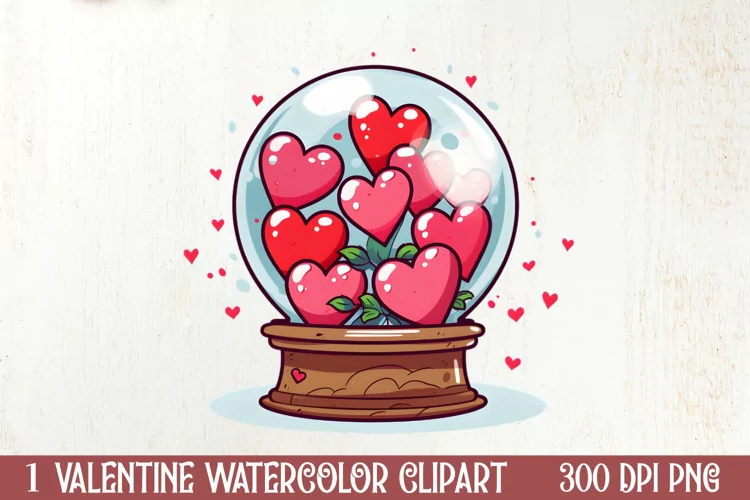 Valentine Vintage Love Clipart, Christmas Clipart