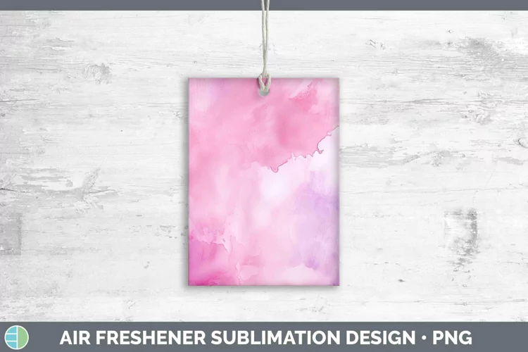 Valentine Watercolor Air Freshener Sublimation Car Freshener