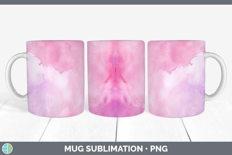 Valentine Watercolor Mug Wrap Sublimation Coffee Cup Designs