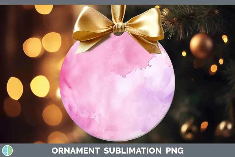 Valentine Watercolor Ornament Sublimation Bauble Designs