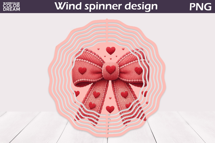 Valentine Wind Spinner | Bow Wind Spinner