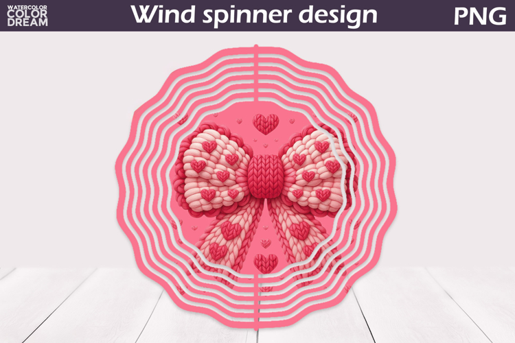 Valentine Wind Spinner | Bow Wind Spinner