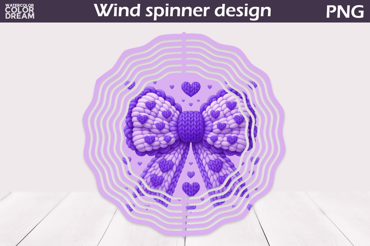 Valentine Wind Spinner | Bow Wind Spinner
