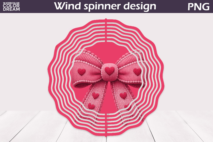 Valentine Wind Spinner | Bow Wind Spinner