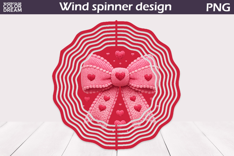 Valentine Wind Spinner | Bow Wind Spinner