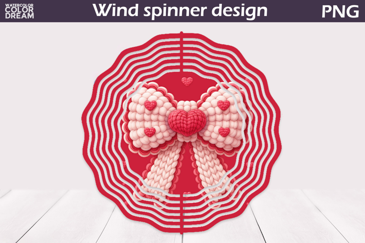 Valentine Wind Spinner | Bow Wind Spinner