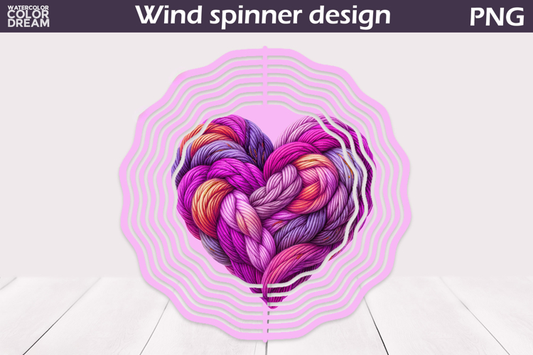 Valentine Heart Wind Spinner | Valentines Day Wind Spinner
