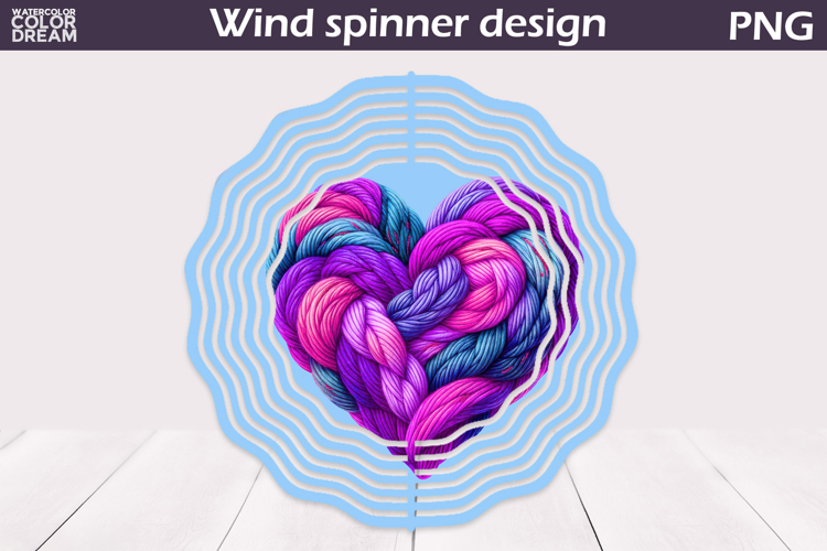 Valentine Heart Wind Spinner | Valentines Day Wind Spinner