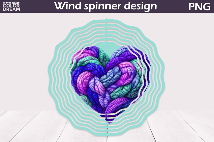 Valentine Heart Wind Spinner | Valentines Day Wind Spinner