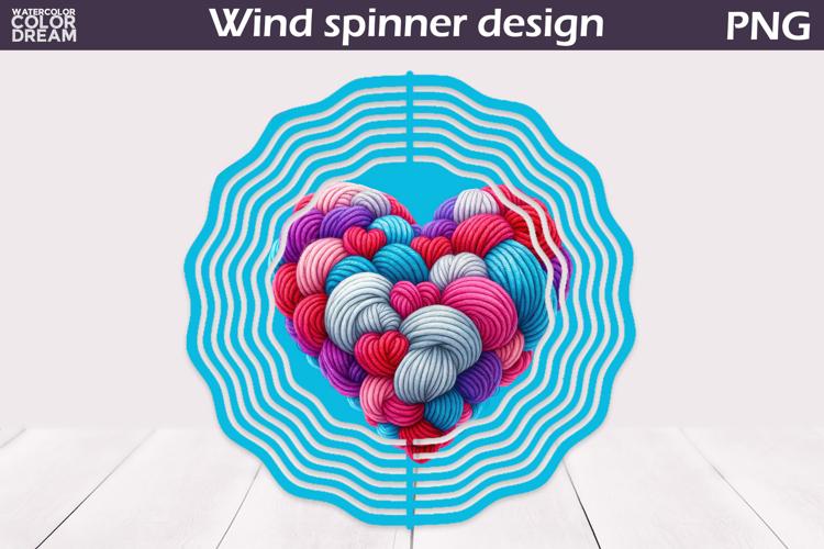 Valentine Heart Wind Spinner | Valentines Day Wind Spinner