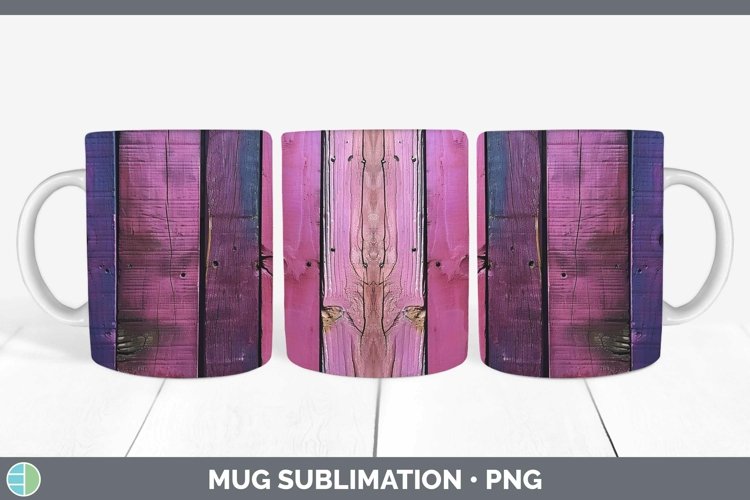 Valentine Wood Mug Wrap Sublimation Coffee Cup Designs