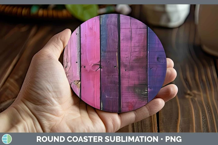 Valentine Wood Round Coaster Sublimation Coaster Designs