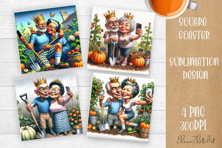 Valentines Day Square Coaster