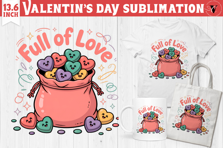 Cute Valentines sublimation | Valentines day love clipart