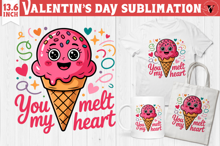 Cute Valentines sublimation | Valentines day love clipart