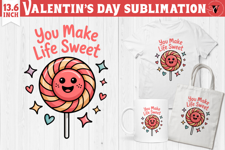 Cute Valentines sublimation | Valentines day love clipart