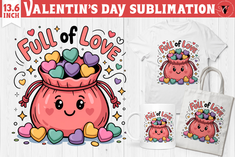 Cute Valentines sublimation | Valentines day love clipart