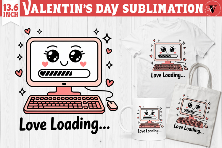 Cute Valentines sublimation | Valentines day love clipart