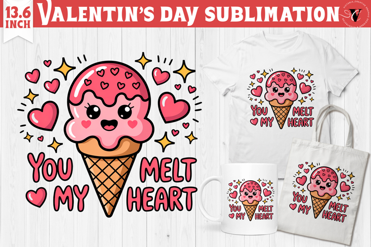 Cute Valentines sublimation | Valentines day love clipart