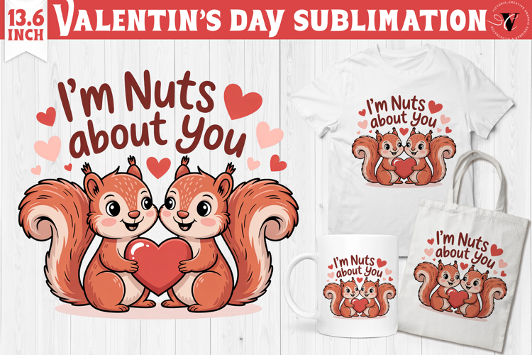 Cute Valentines sublimation | Valentines day love clipart