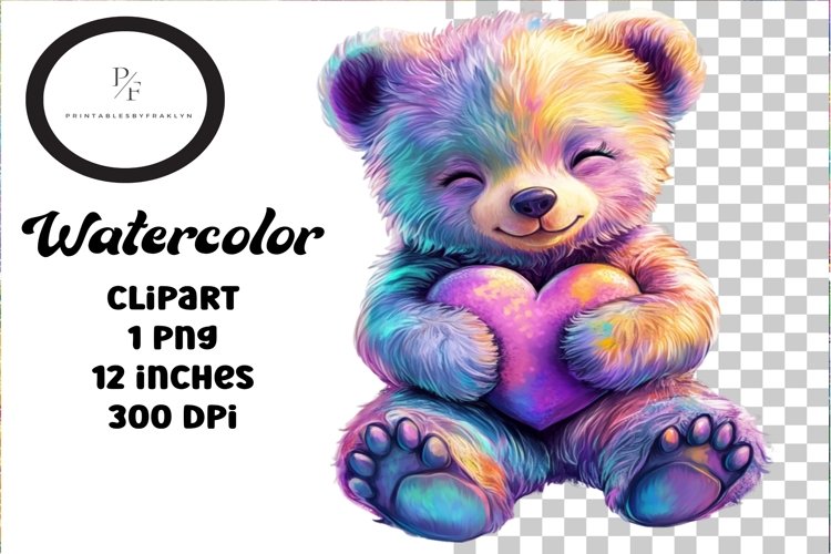 Valentines Day Bear Clipart
