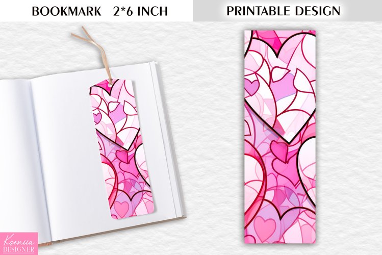 Stained Glass Bookmark Printable Design