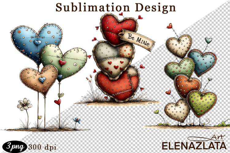 Valentines Heart and angel Clipart. Love png