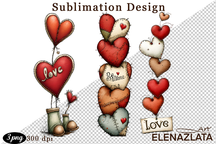Valentines Heart and angel Clipart. Love png