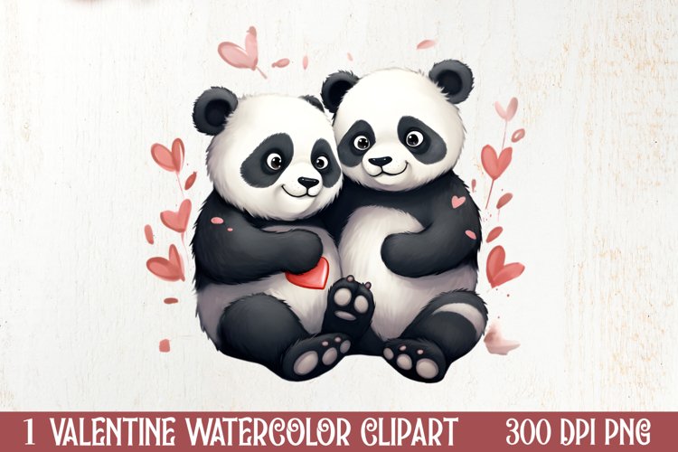 Valentines Day Animal Couple Sublimation, Christmas Clipart
