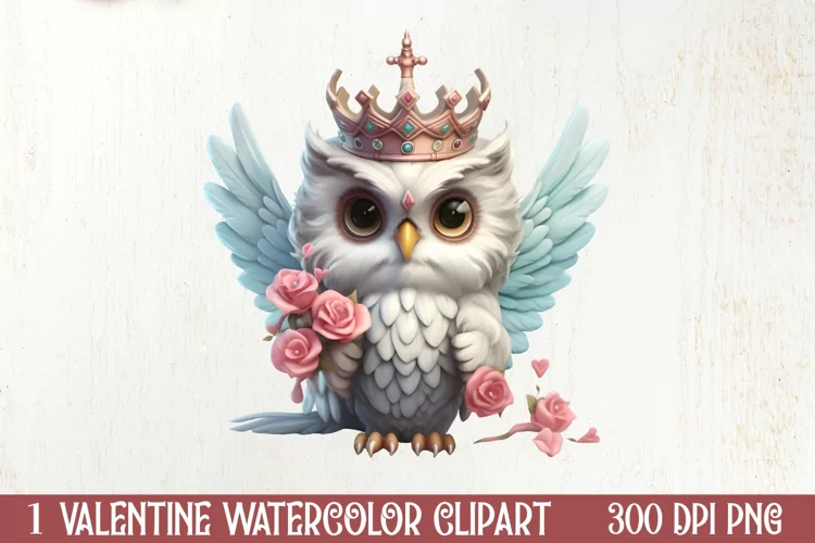 Chibi Angel Kitty Valentine Clipart, Valentines PNG