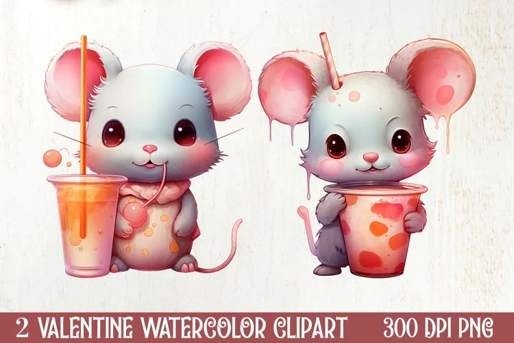 Chibi Koala Pink Valentine ClipArt, Valentines PNG