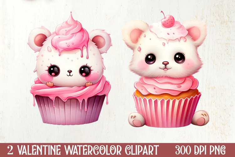 Chibi Koala Pink Valentine ClipArt, Valentines PNG